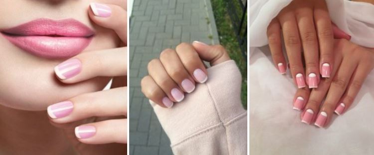 Розовый френч: идеи актуального дизайна ногтей, новинки 2020, фото