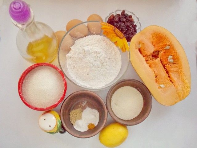 Тыквенные кексы с изюмом Тыквенные кексы с изюмом