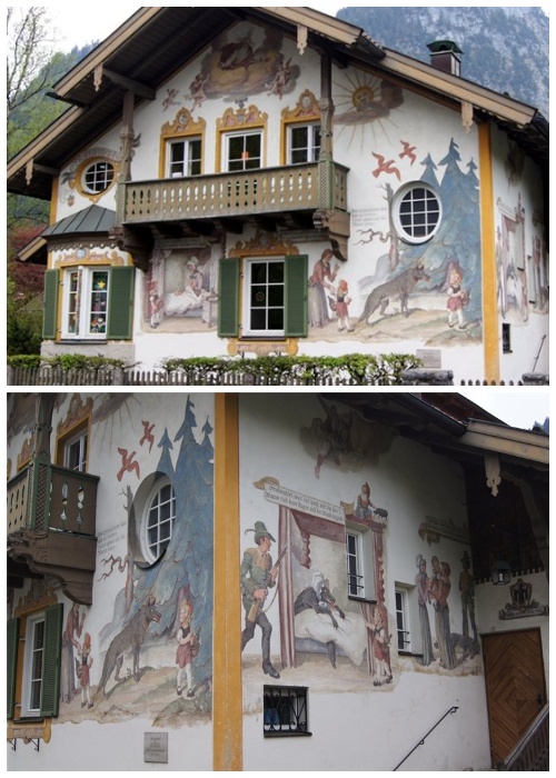Расписная деревушка в Баварии, где каждый дом — настоящее произведение искусства