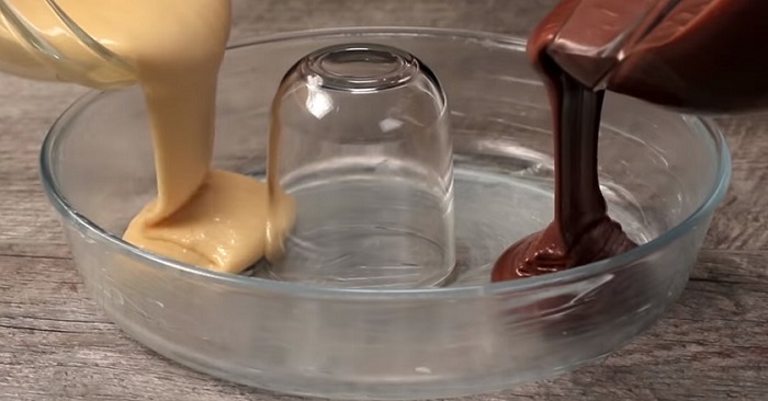 Как приготовить двухцветный шоколадно-ванильный кекс