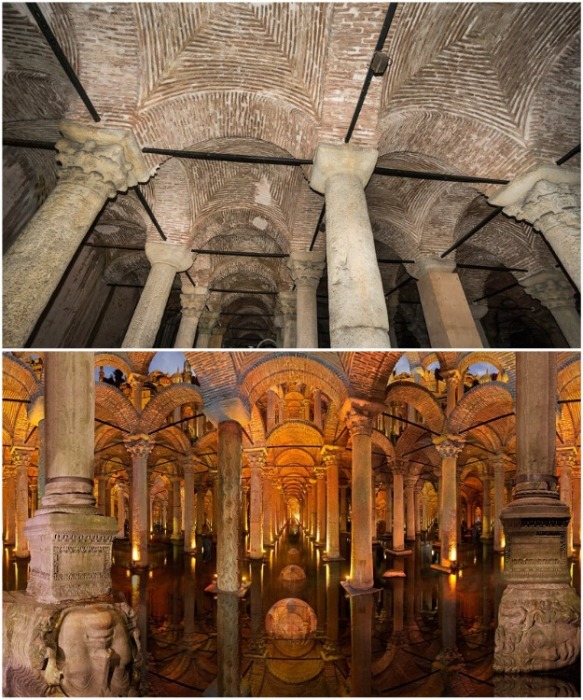 Цистерна Базилика – древний подземный резервуар для воды размером с огромный дворец
